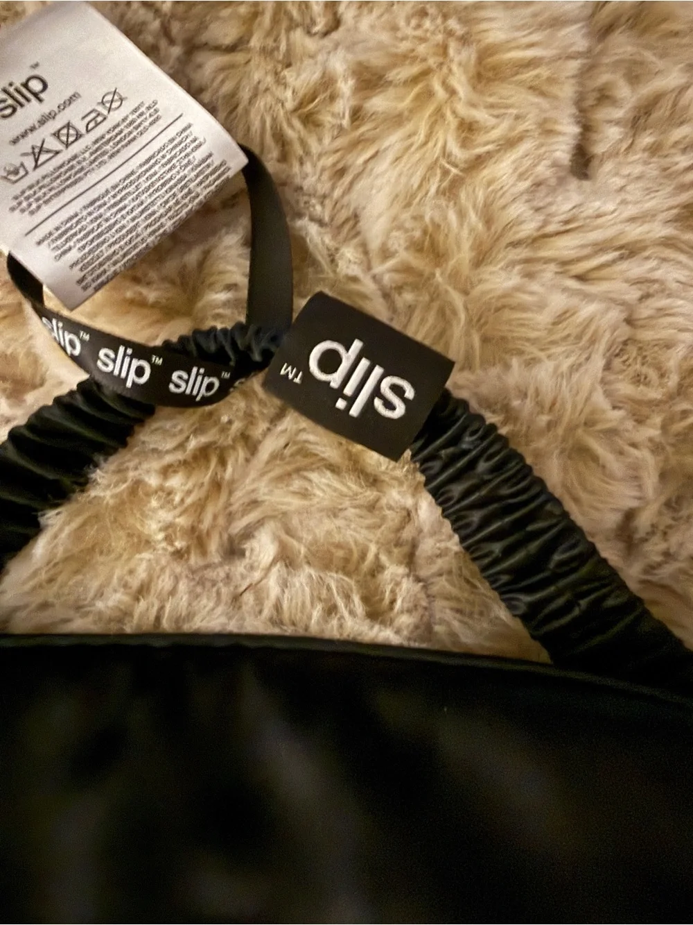 Slip Silk Sleep Mask in Black
